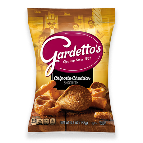 Gardetto's Snack Mix, Roasted Garlic Rye Chips, 8 oz